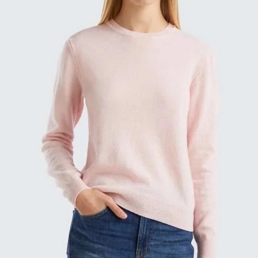 J.Crew 💯 Cashmere Crew Neck Long Sleeve Size S